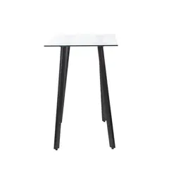 MUEBLES FIOTTI - Mesa auxiliar Fiotti vidrio Lacey
