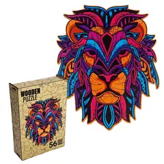 RONDA - ROMPECABEZAS X 56 PZAS MADERA LEÓN RFM-0001-01