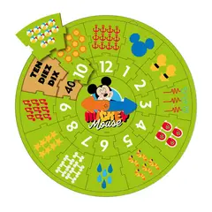 RONDA - RELOJ DIDÁCTICO MADERA MICKEY NCD-0006-01