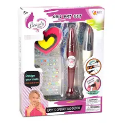 GENERICO - Juguete Kit Uñas Niñas Set Manicure Diseña Esmalte Stickers