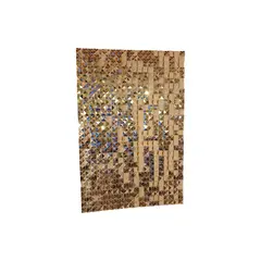 INFANTILES CAJUROMIX - Fondo Beige Cortina De Lentejuelas 6 Paneles De Pared