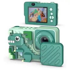 AMERICAN GENERICS - Cámara De Niños Digital Hd Figuras Armable 48px 1080p Lego