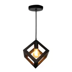 GENERICO - Lámpara de Techo Charlote Cubo Cuadrado Diseño Decorativo Moderno