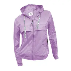 MODA EN CIRCUITO - Chaqueta Impermeable Rompevientos para Mujer