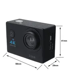 GENERICO - Camara 4k Wifi + Control Cámara Para Moto Casco Acuatica Rosado