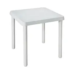 RIMAX - Mesa Caribe Cuadrada Blanca