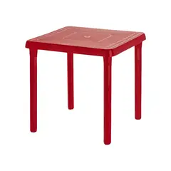 RIMAX - Mesa Caribe Cuadrada Roja