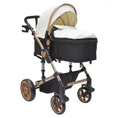 HAPPY BABY - Coche Bebe Moises Gadi Blanco