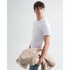 SEVEN SEVEN - Camiseta Para Hombre Manga Corta Cuello Redondo Color Blanco Marca #45092655
