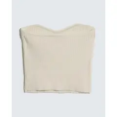 SEVEN SEVEN - Crop Top Para Mujer Manga Sisa Color Crudo Marca #28096166