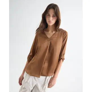 SEVEN SEVEN - Blusa Para Mujer Manga 3/4 Color Taupe Marca #28124029