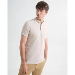 SEVEN SEVEN - Polo Para Hombre Cuello Mao Sin Bolsillo Color Piel Marca #45110878