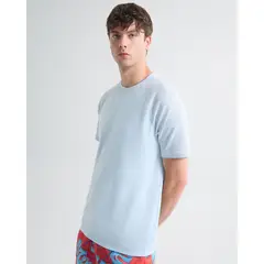 SEVEN SEVEN - Camiseta Para Hombre Manga Corta Cuello Redondo Color Azul Claro Marca #45092668