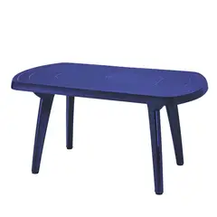 RIMAX - Mesa Lotus Ovalada Azul Navy