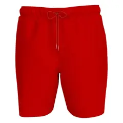 TOMMY HILFIGER - Traje rojo de baño largo de nailon y cordón ajustable