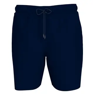 TOMMY HILFIGER - Pantaloneta azul de baño de nailon y cordón ajustable