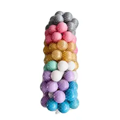 ENFANT'ASY - Pelotas Plásticas Para Piscina Parques Carpas Color Surtido