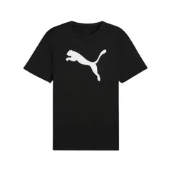 PUMA - Camiseta Ess Poly Tee Hombre-Negro