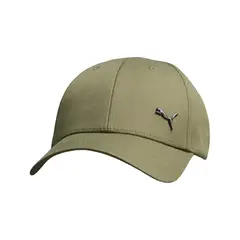 PUMA - Gorra Ess Metal Cat Hombre-Verde