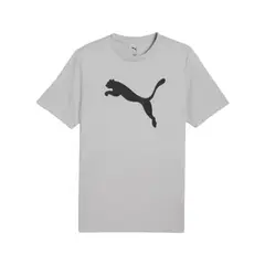 PUMA - Camiseta Ess Poly Tee Hombre-Gris