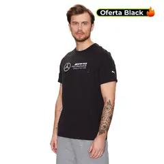 PUMA - Camiseta Mercedes-Amg Petronas Motorsport Hombre-Negro