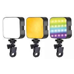 ZHOPI CO - Luz Led Celular Camara Video RGB Portable Spot Recargable