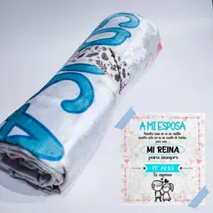 GENERICO - Manta personalizada a mi esposa