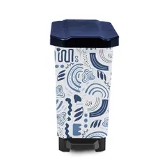 ESTRA - Caneca-Papelera Estrabins Pedal 22L IML Mosaico