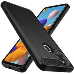 GENERICO - Funda Tipo Carbono Fiber Para SAMSUNG GALAXY A21S