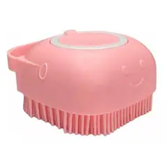 DAYOSHOP - Cepillo Masajeador Silicona Ducha Con Dispensador Shampoo