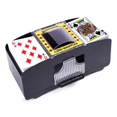 DAYOSHOP - Barajador Cartas Poker Baraja Automático Mezclador + Bateria