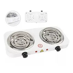 DAYOSHOP - Estufa Eléctrica 2 Puestos 5 Niveles De Temperatura 2000w
