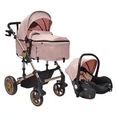 HAPPY BABY - Coche Bebe Travel system Gadi Rosa