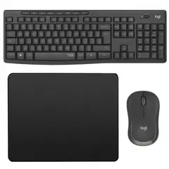 LOGITECH - Combo Inalámbrico Mk295 + Pad Mouse Small 25x21cm
