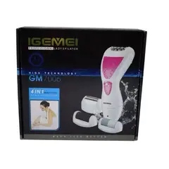 GEMEI - Depiladora Profesional Gm7006 Lady Epilator 4 En 1