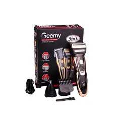 GEMEI GEEMY - GEEMY Máquina De Afeitar 3 En 1 Geemy GM-595 Intercambiable