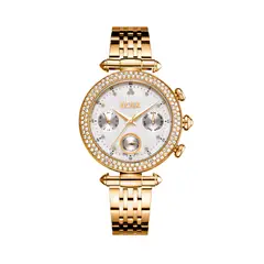 LOIX - Reloj mujer LA1122-3 Oro rosa con tablero blanco