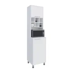 RTA DESIGN - Alacena Atica Blanco con espacio para guardar botellas de vino ZF