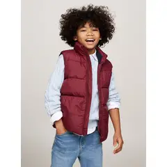 TOMMY HILFIGER - Chaleco Rojo Niño Rojo Essential Acolchado