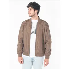 CALVIN KLEIN - Chaqueta Café Con Cremallera Para Hombre