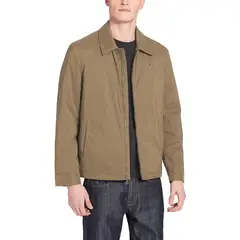 TOMMY HILFIGER - Chaqueta beige con cierre de cremallera