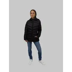 CALVIN KLEIN - Chaqueta negra acolchado plegable