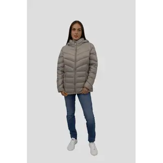 CALVIN KLEIN - Rompe beige viento acolchado plegable