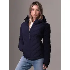 CALVIN KLEIN - Rompe azul viento plegable con estiramiento