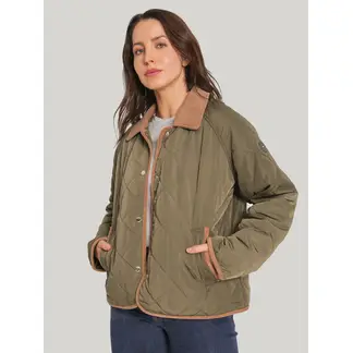 TOMMY HILFIGER - Chaqueta verde quilted reversible