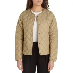 TOMMY HILFIGER - Chaqueta beige acolchada plegable con relleno
