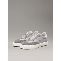 CALVIN KLEIN - Tenis gris classic de cuero