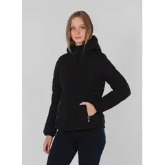 CALVIN KLEIN - Chaqueta negra acolchada stretch