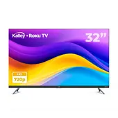 KALLEY - Televisor 32 Pulgadas Sistema Operativo Roku HD Negro