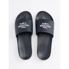 TOMMY HILFIGER - Sandalias azul con logo bordado